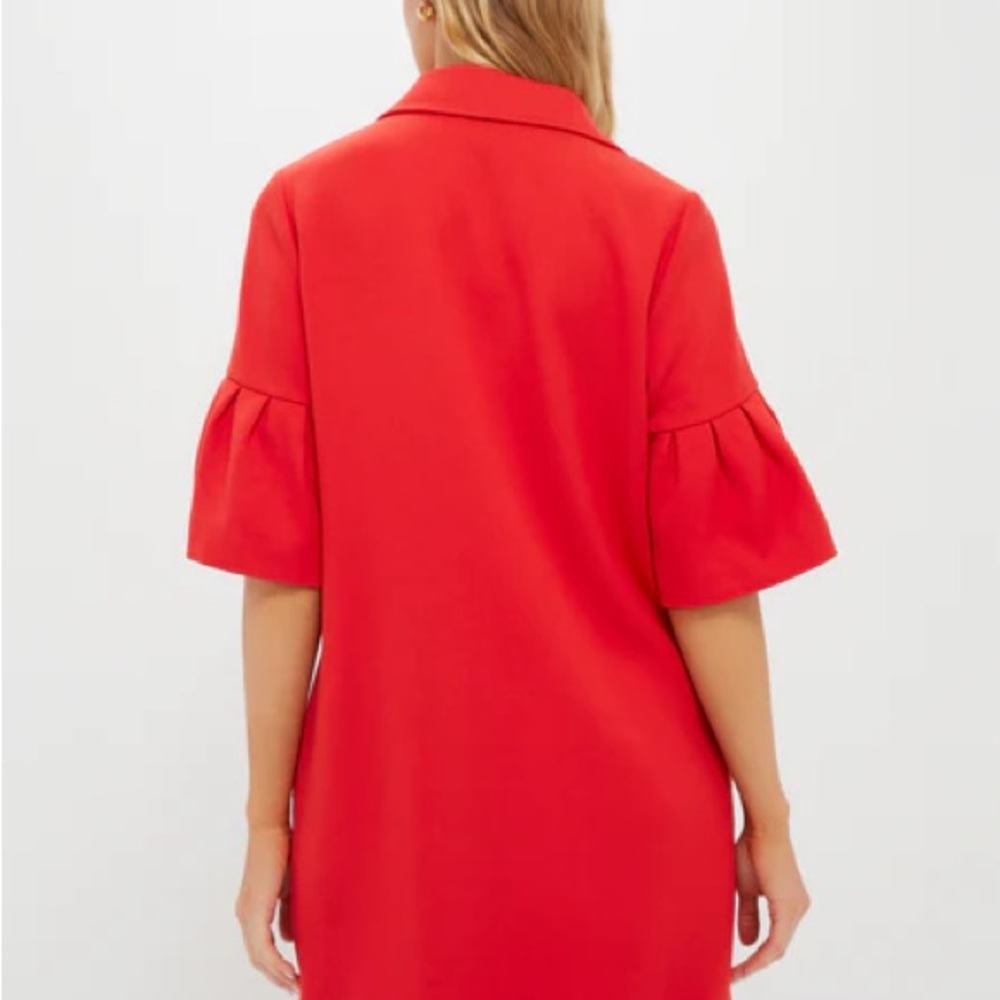 Tuckernuck Ruffle Sleeve Polo Dress sz s nwt - Picture 3 of 5